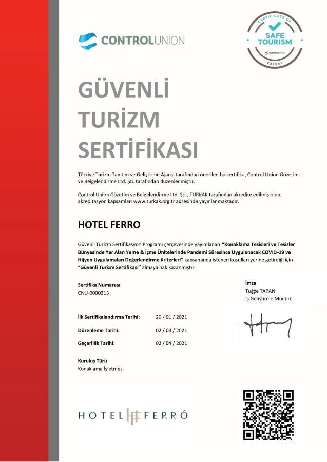 Turk Inn Ferro Hotel Bursa Exterior foto